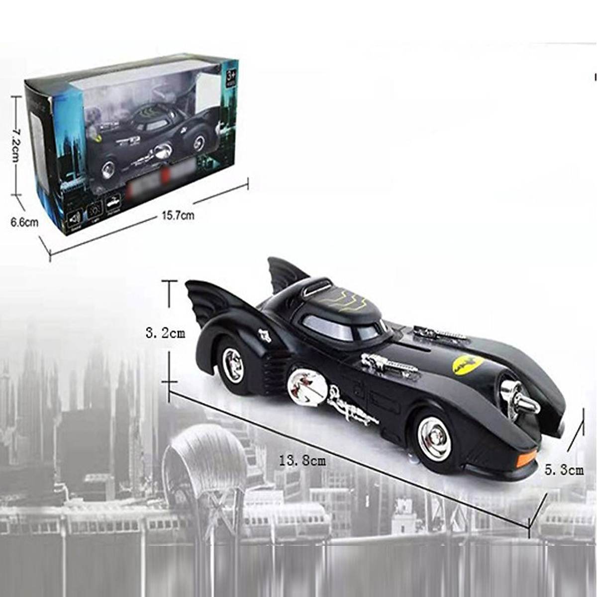Mua Mô Hình Ô Tô Siêu Xe Batman Người Dơi Tỉ lệ 138 bằng hợp kim Có  bánh đà tại GLORY SHOP  Tiki