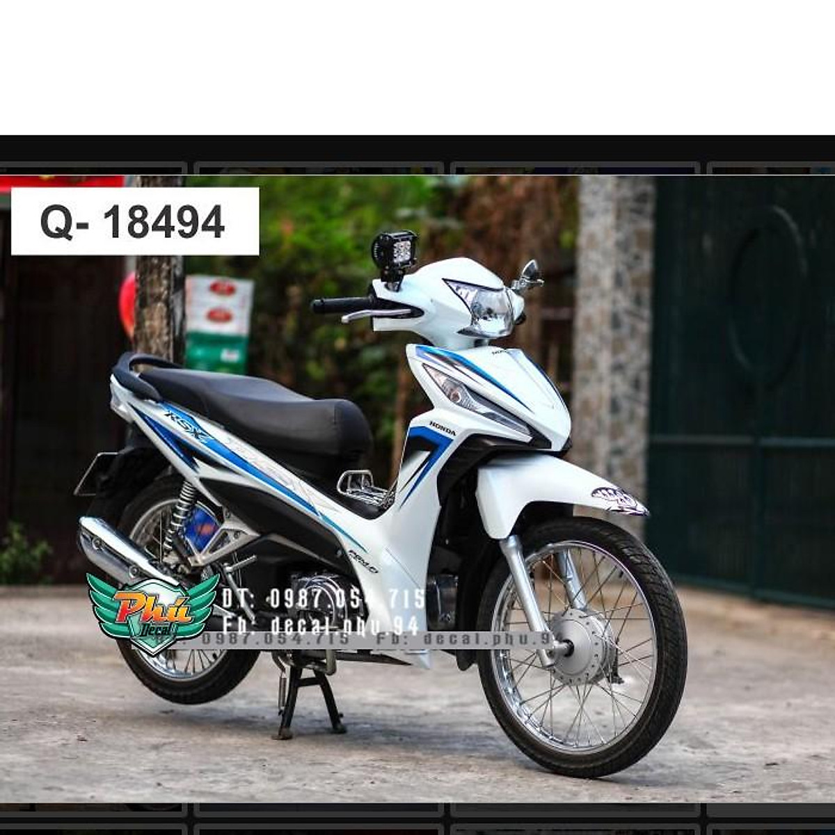 Wave RSX 110 màu trắng cuối 2010 chính chủ đủ hồ sơ  2banhvn