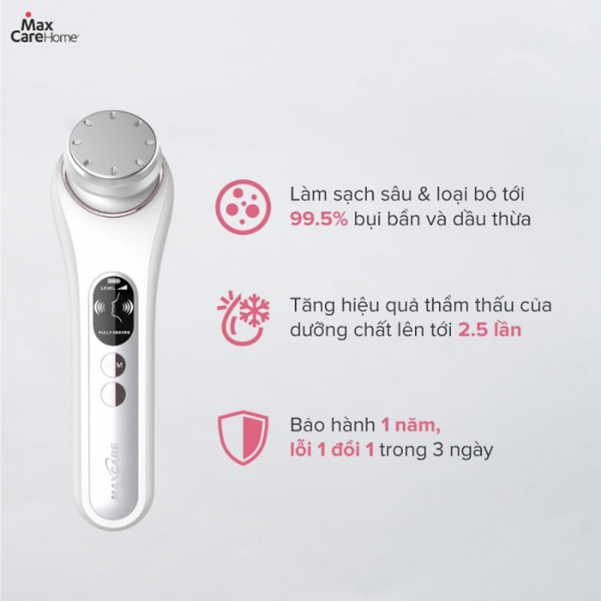 Máy đẩy tinh chất ION nóng lạnh Maxcare Max888PRO | TONICORP | Tiki