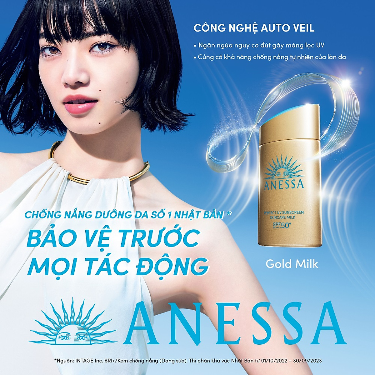 Sữa Chống Nắng Anessa Dưỡng Da Kiềm Dầu Bảo Vệ Hoàn Hảo Perfect UV SPF50+ PA++++ 60ml