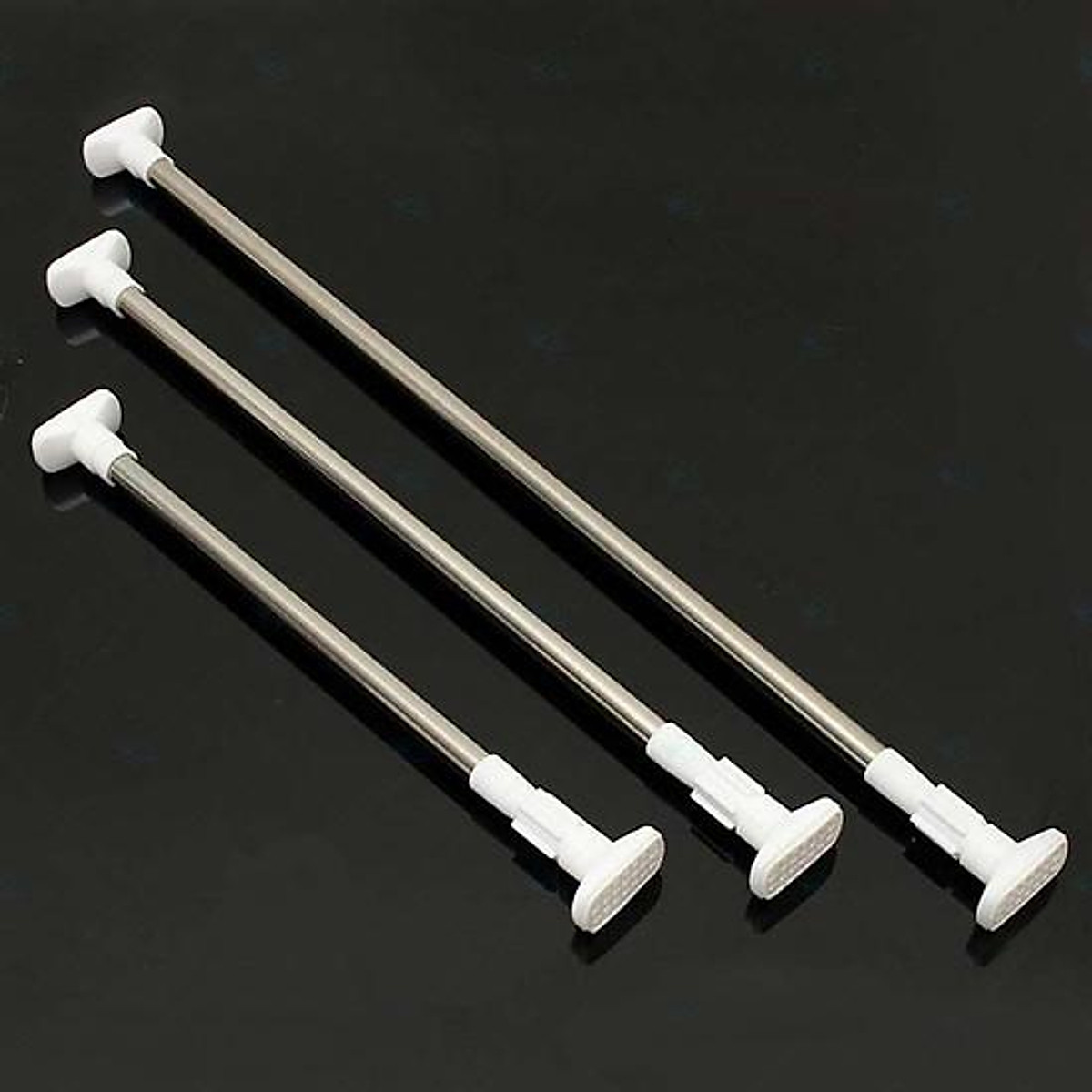 Thanh treo rèm cửa, treo quần áo bằng inox, không cần khoan tường hay bắt vít, cực kỳ tiện dụng - hàng chính hãng