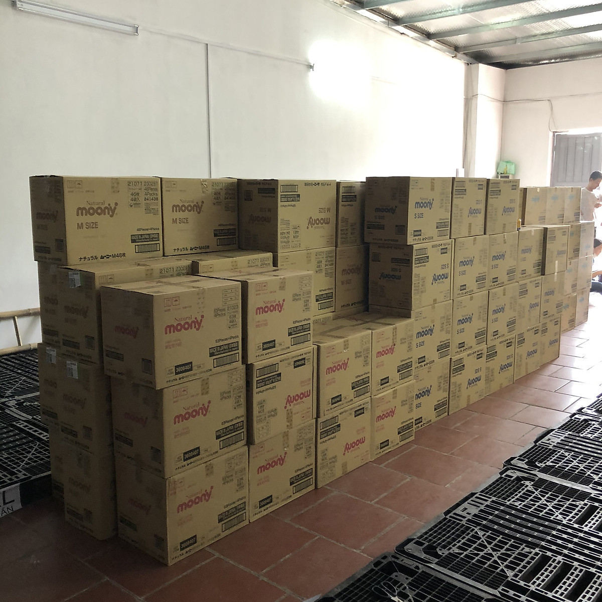 Bỉm dán Moony Natural nội địa Nhật size L 38 miếng (9-14kg)