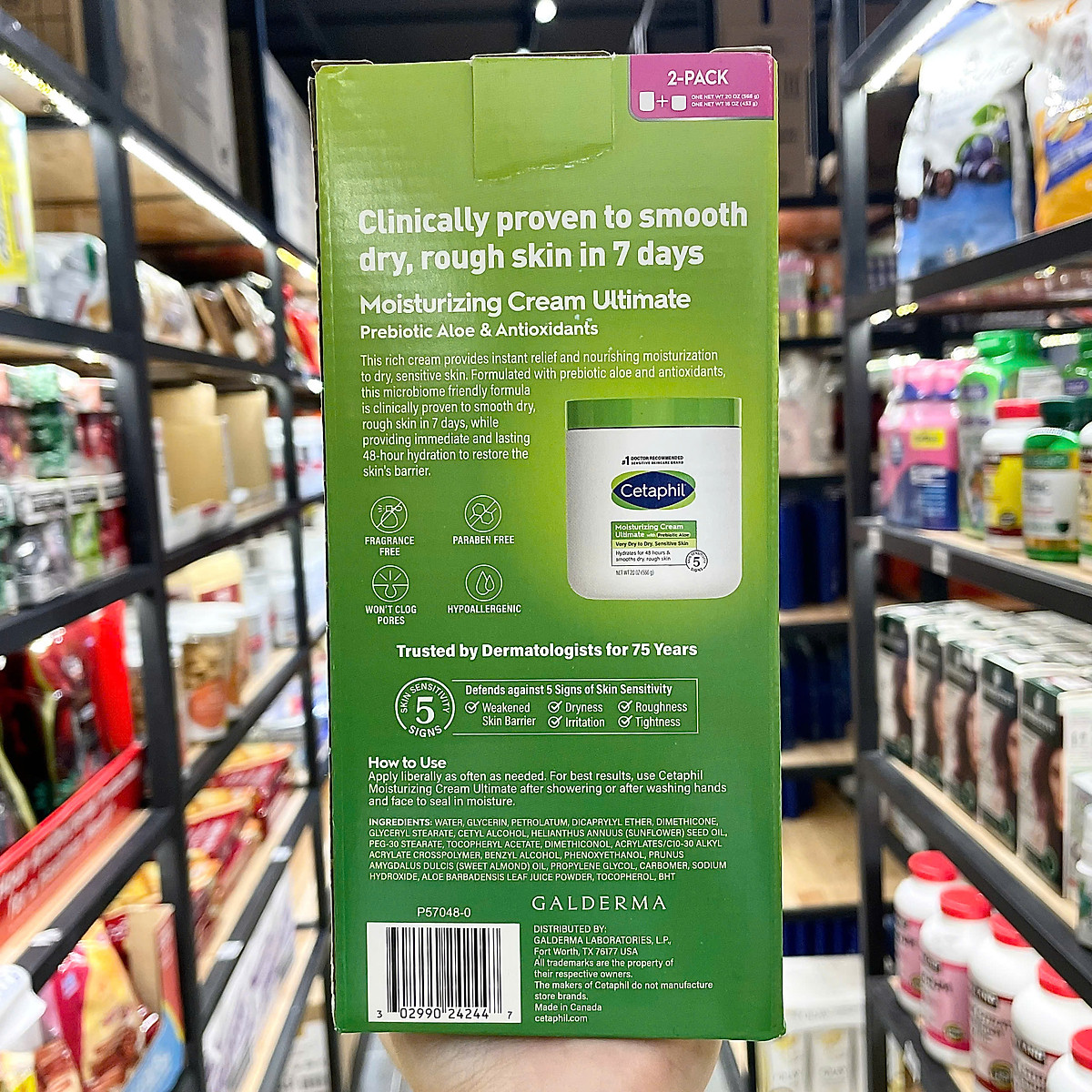 Kem dưỡng ẩm dưỡng da toàn thân Cetaphil Moisturizing Cream 566g - Nhập Khẩu Mỹ