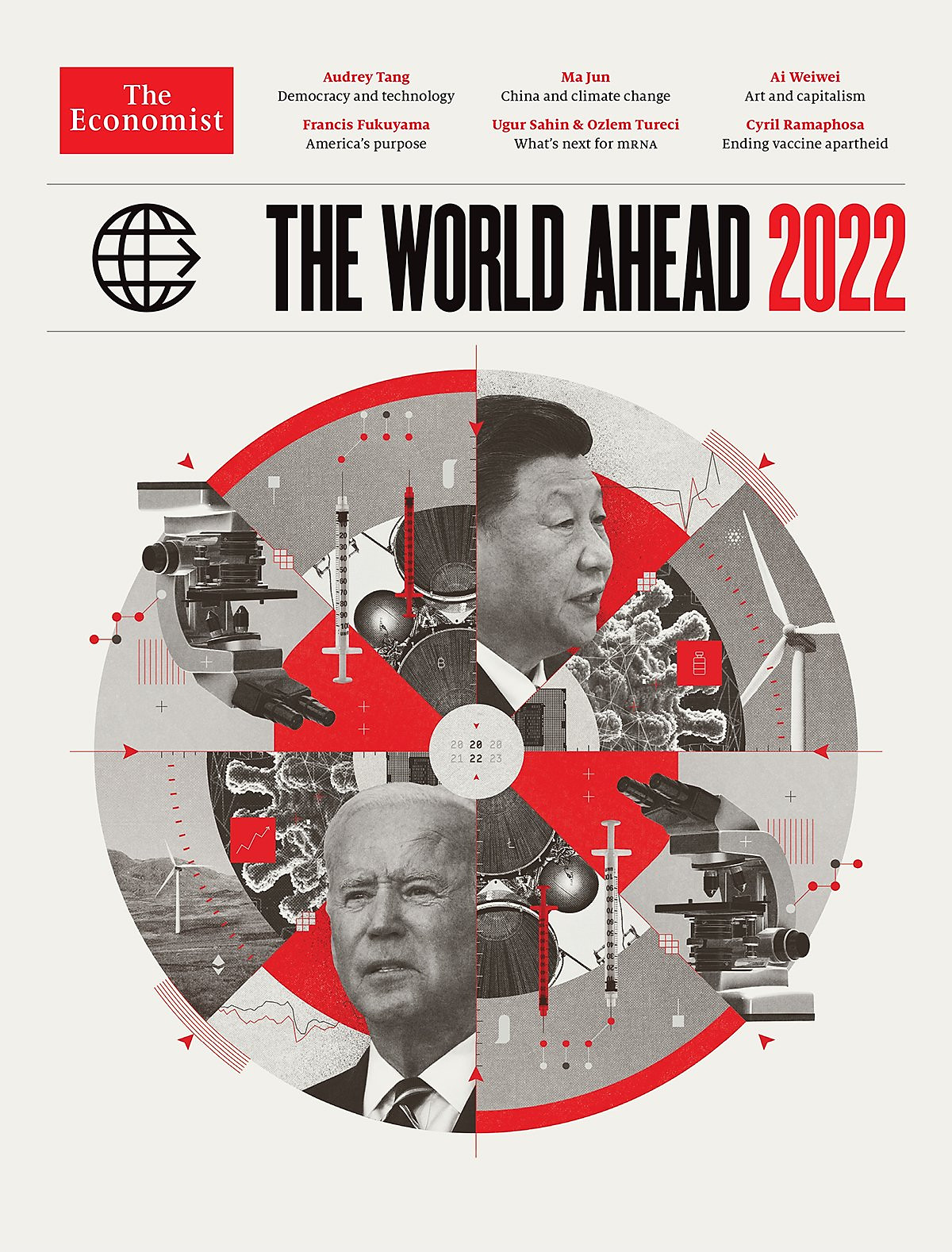 The Economist - The World In - The World Ahead 2022, nhập khẩu từ Singapore, ấn bản 1 năm 1 lần