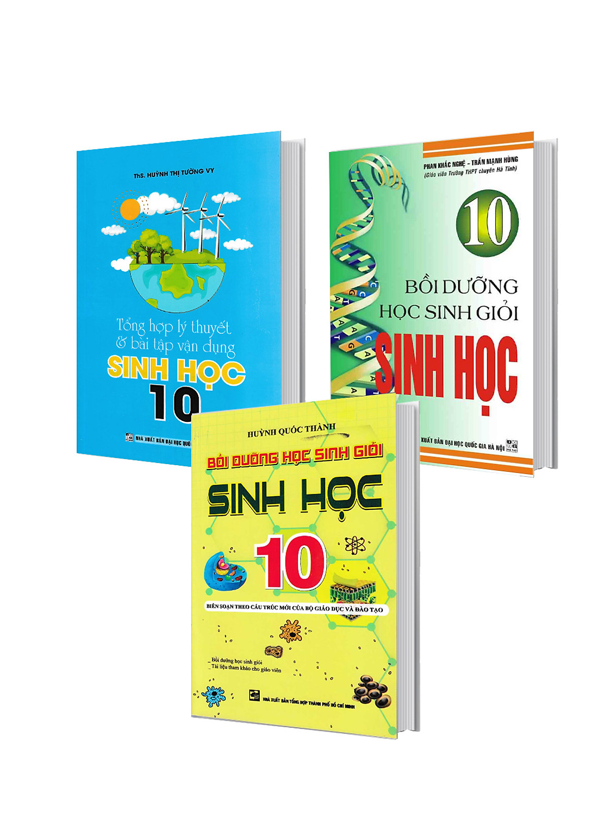 Combo Bộ Sách Bồi Dưỡng Học Sinh Giỏi Sinh Học 10 Huỳnh Quốc Thành - Phan Khắc Nghệ