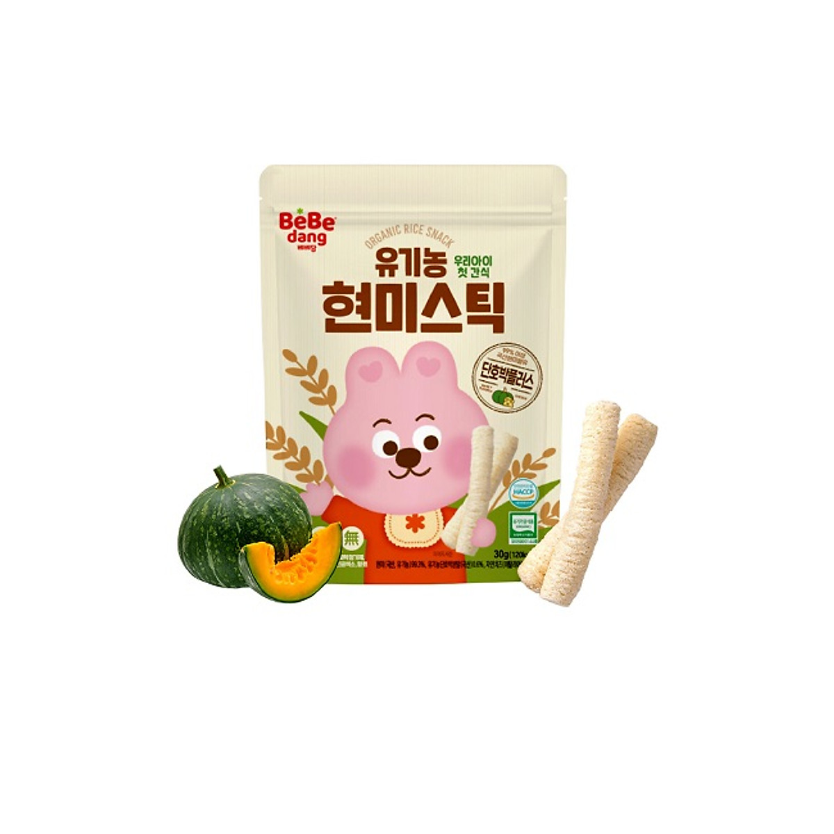 Bánh Ăn Dặm Gạo Lứt Phô Mai Bebedang Cho Bé Nhập Khẩu Hàn Quốc