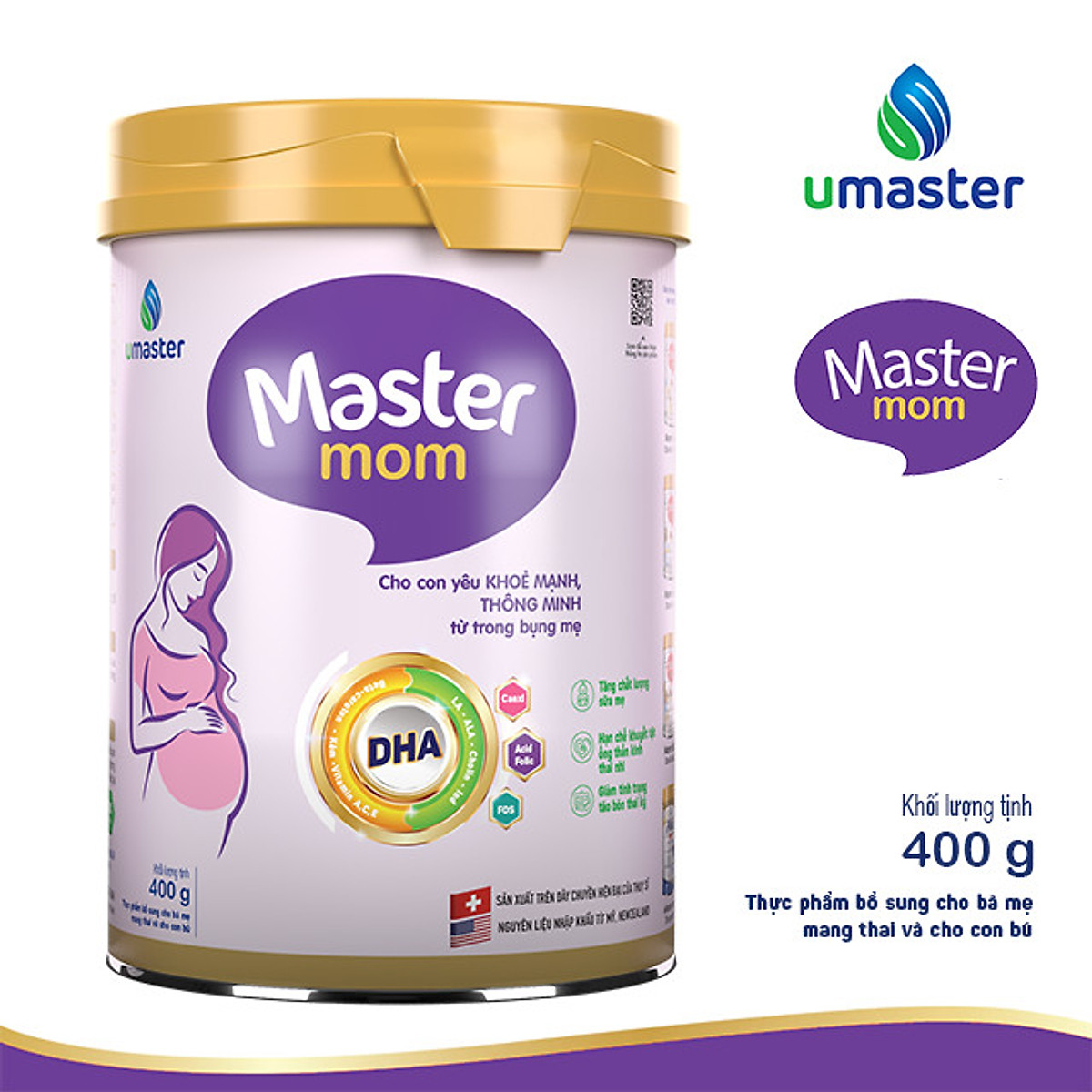 Sữa bột Umaster - Master Mom - 400gr