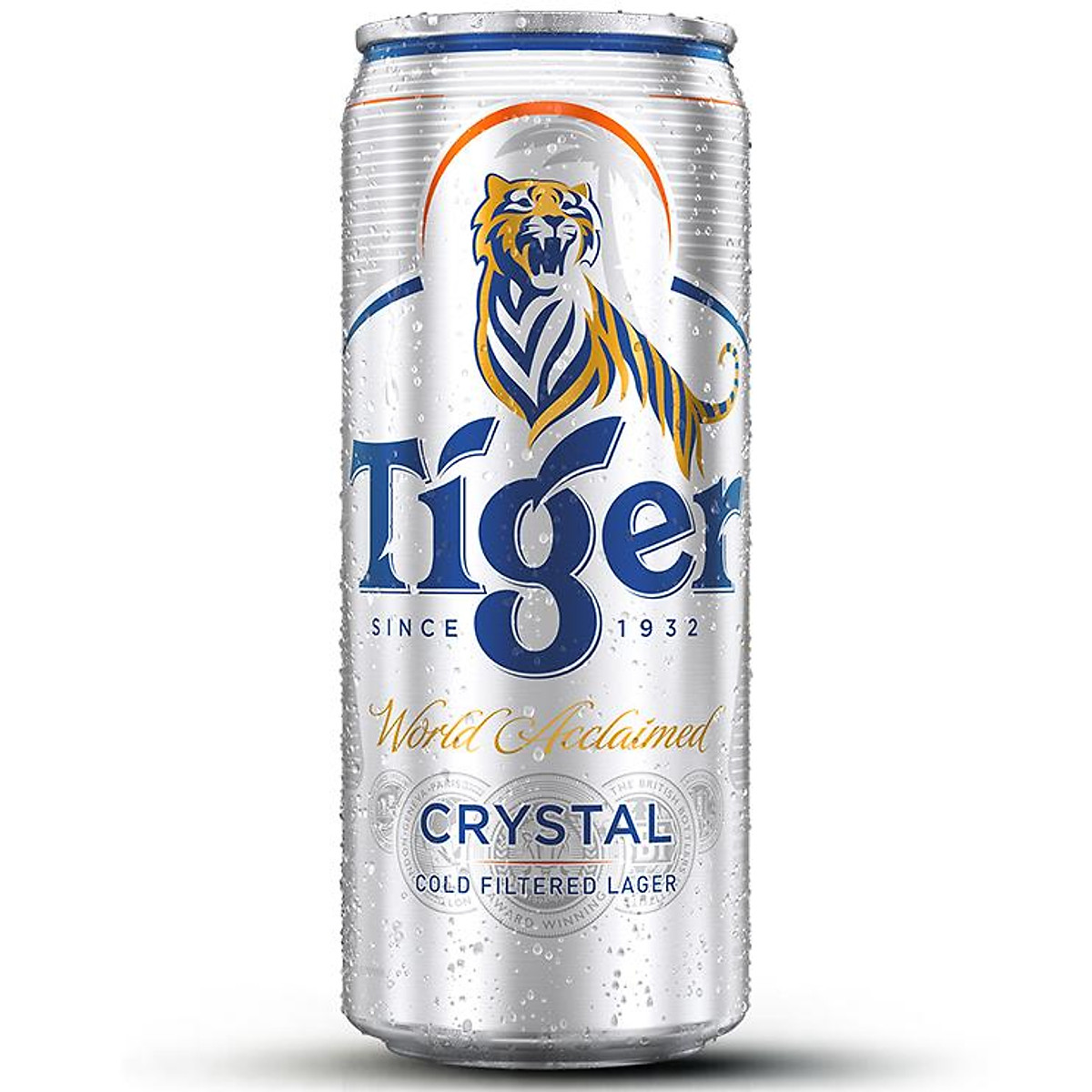 Lon bia Tiger Crystal 330ml - Bia, cider