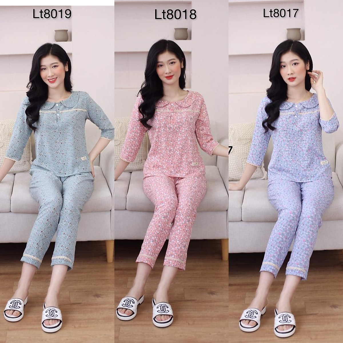 Mua Đồ bộ cổ tròn hoa nhí, Bộ đồ cổ là màu đẹp cho chị em thoải mái lựa chọn, Quần áo sau sinh | Tiki Mua Đồ Bộ Cổ Tròn Hoa Nhí, Bộ Đồ Cổ Là Màu Đẹp Cho Chị Em Thoải Mái Lựa Chọn, Quần Áo Sau Sinh | Tiki