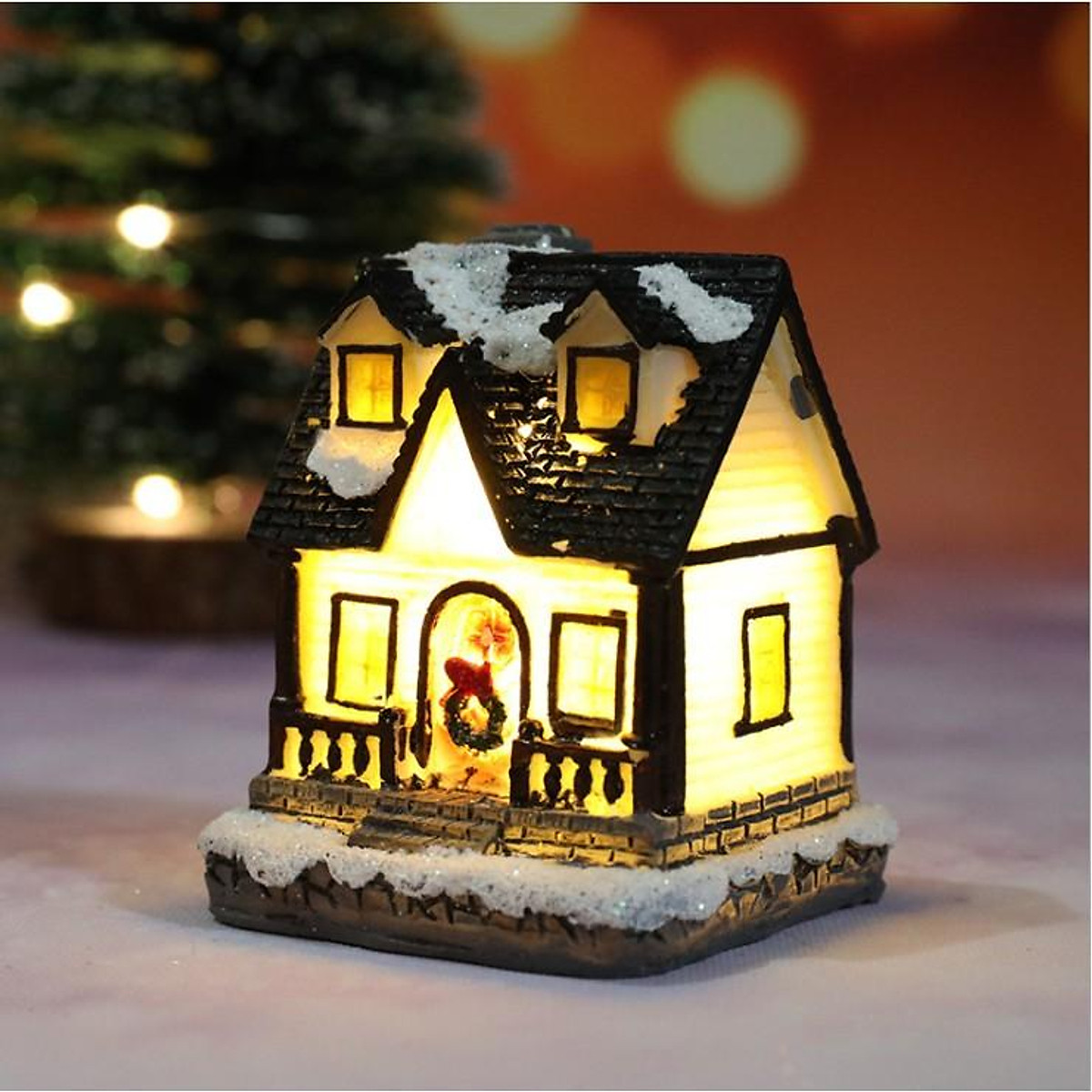 MÔ HÌNH NHÀ TUYẾT TUYẾT CHẢY NOEL #33 MÔ HÌNH NHÀ TUYẾT TUYẾT CHẢY NOEL