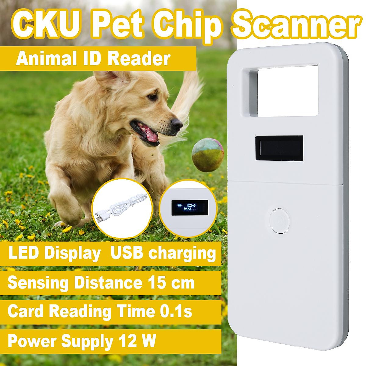 Mua Rechargeable Animal ID Microchip Scanner FDX-B ISO 11784/11785 RFID Small Handheld Reader Mua Rechargeable Animal ID Microchip Scanner FDX-B ISO 11784/11785 RFID Small Handheld Reader