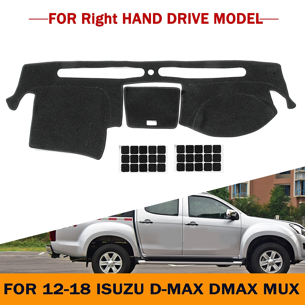 Mua Dashboard Cover Dashmat Dash Mat Pad W/ Sticker For 1218 Isuzu D