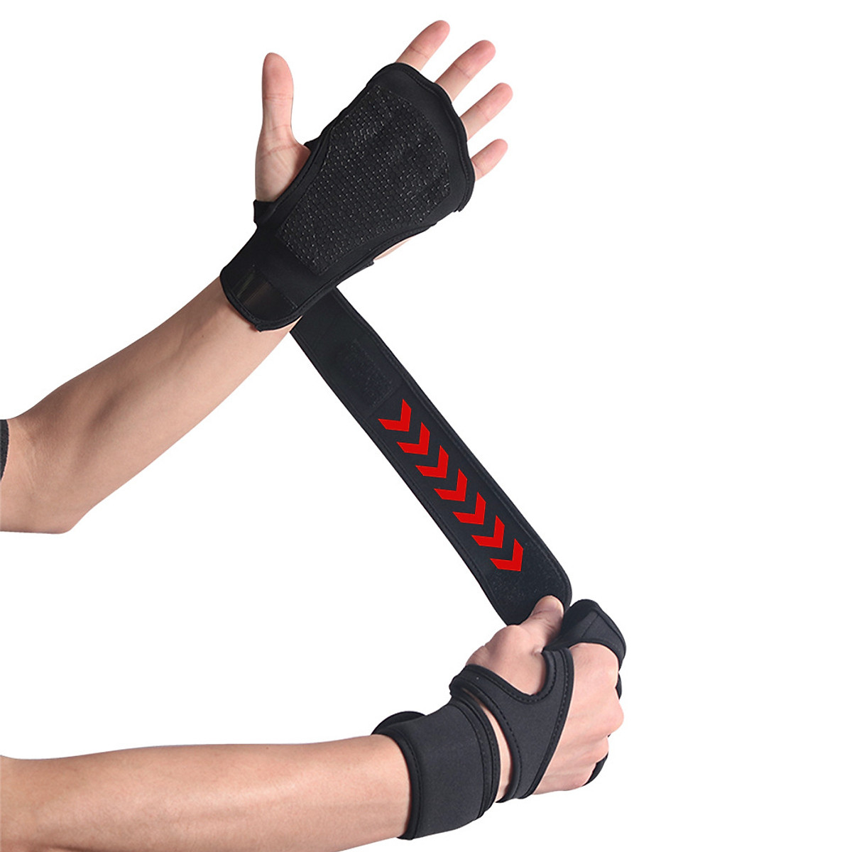 Găng tay tập gym hở mu bàn tay Cleacco SKDK , thoáng khí , đệm lòng bàn tay chắc chắn - Hàng chính hãng BORO SPORT