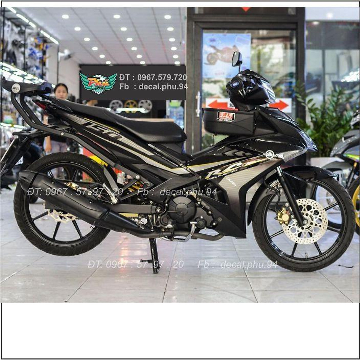 Tem rời Zin Exciter 150 Đen nhám mẫu 2020 X mã 3  Lazadavn