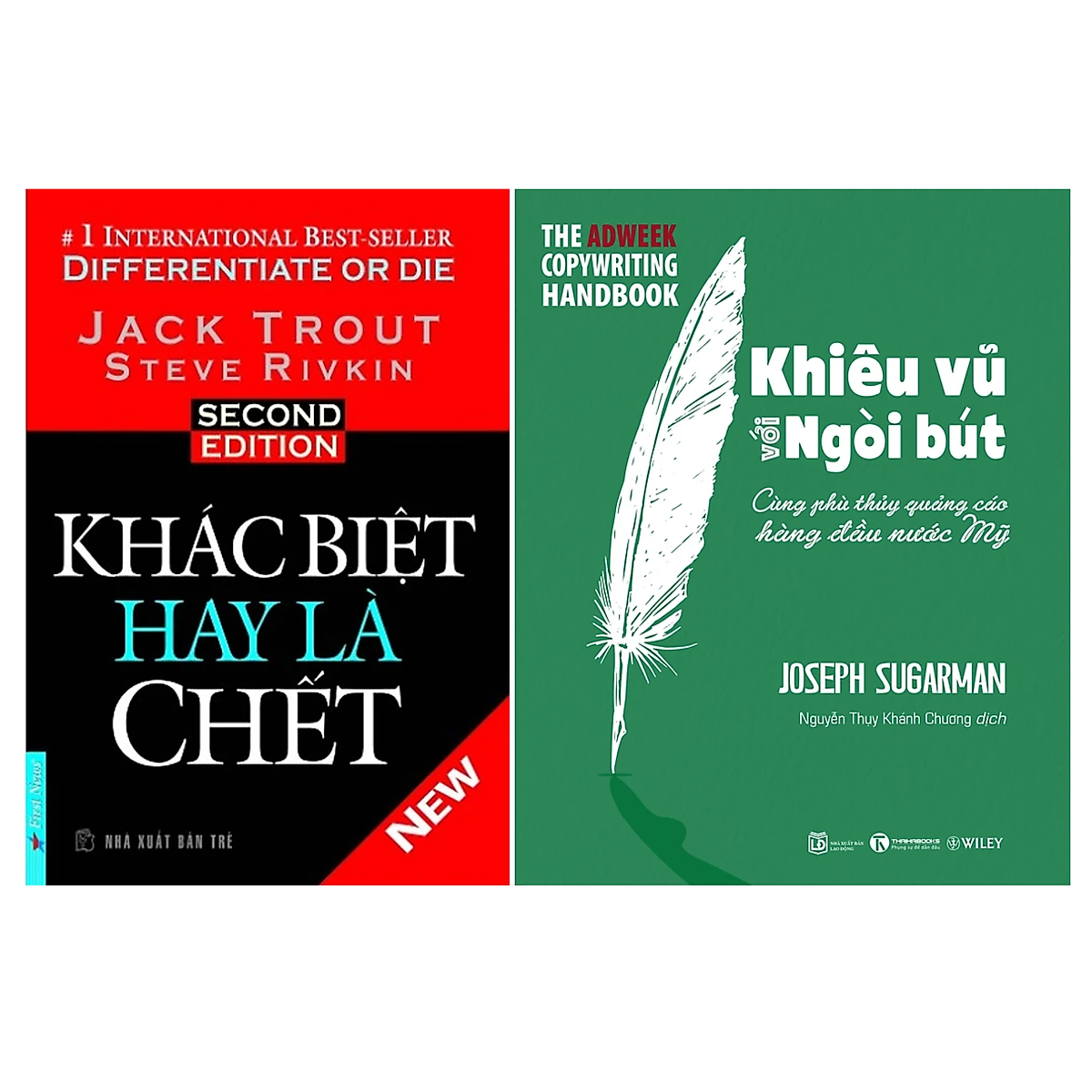 Combo Marketing - Bán Hàng: Khác Biệt Hay Là Chết + Khiêu Vũ Với Ngòi Bút (Bộ 2 cuốn - Tặng kèm bookmark Happy Life)