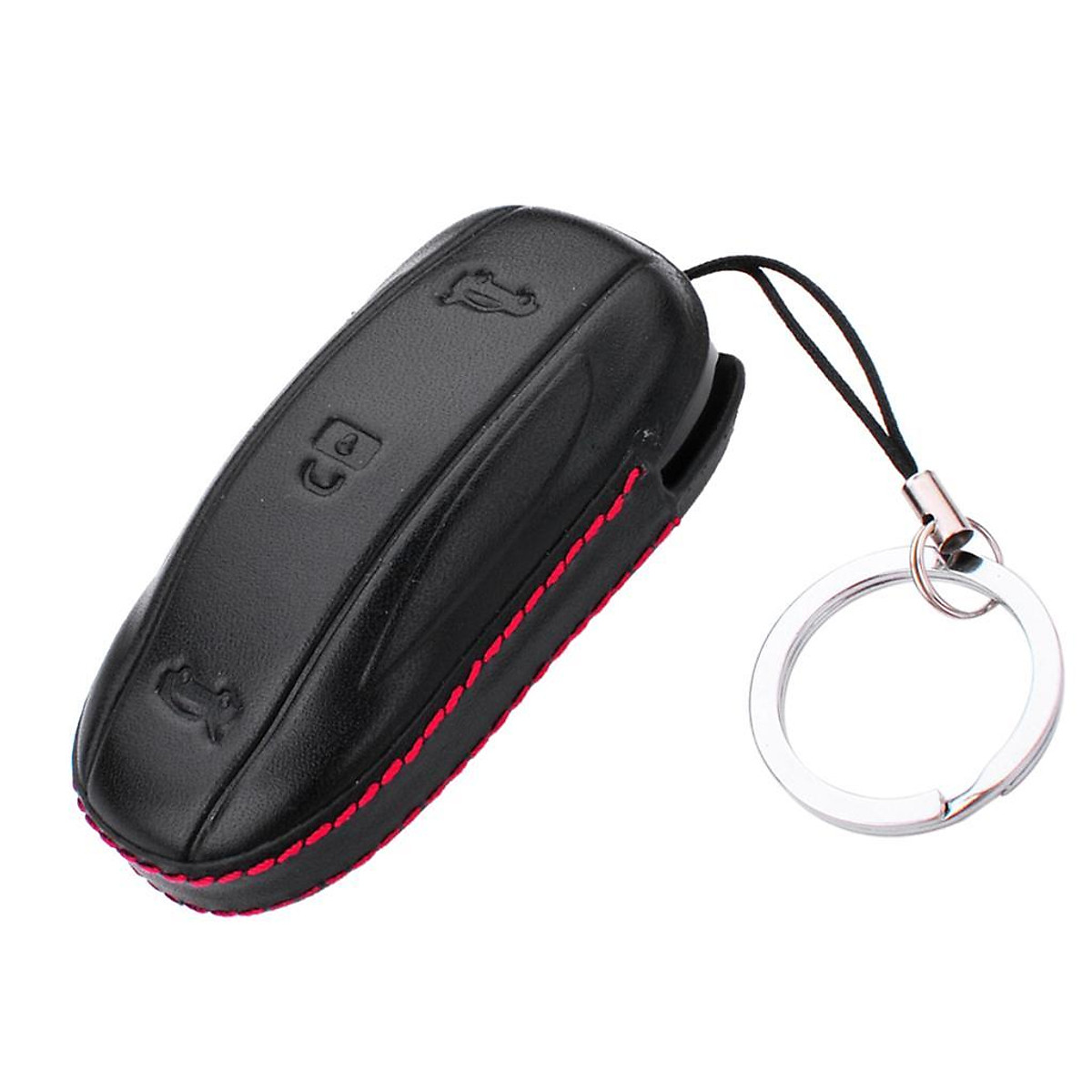 Volkswagen New Flip Key Premium Metal Alloy Keycase with Holder & Rope Chain