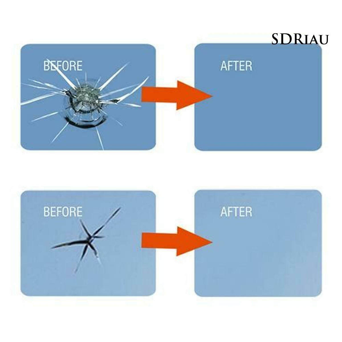 Xóa vết nứt trên kính 1