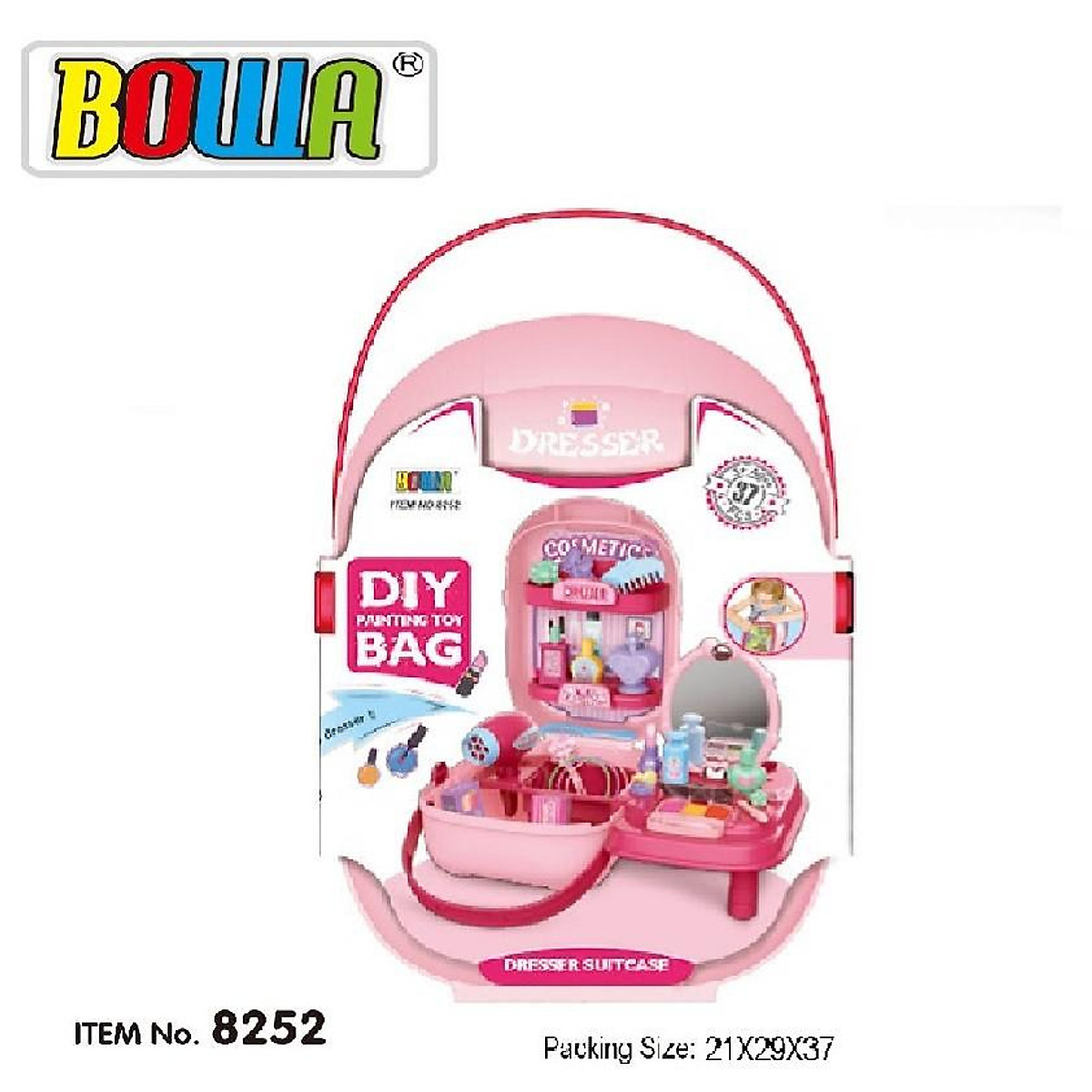 Đồ Chơi Trang Điểm Cho Bé Gái Từ 3 Tuổi BOWA 8252