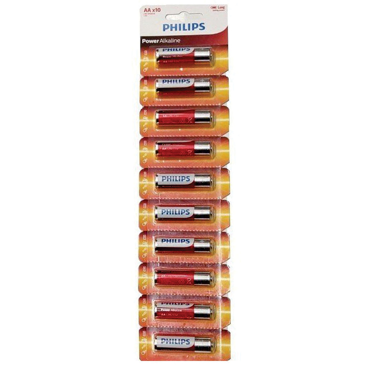 Pin kiềm AA Philips LR6P10TS/97 vỉ 10 viên