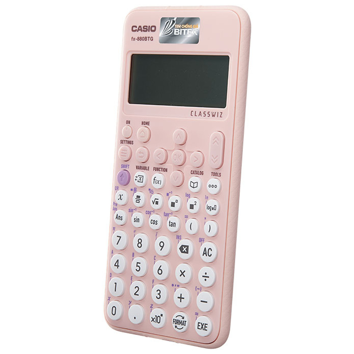 Máy Tính CASIO FX-880BTG - Màu Hồng