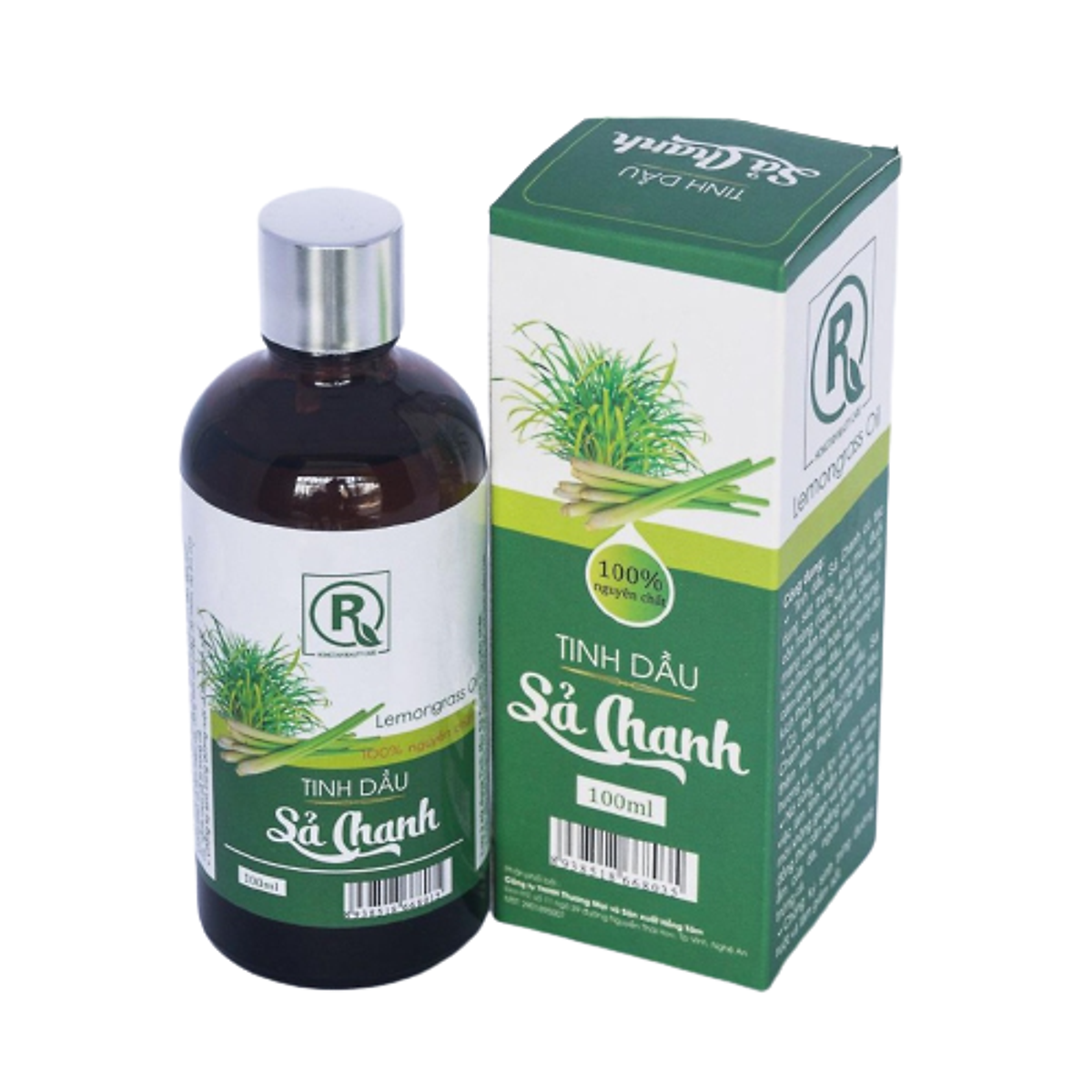 Tinh dầu Sả Chanh Nguyên Chất 100ml Hồng Tâm - Tinh dầu đuổi muỗi , Thơm phòng , Xông phòng