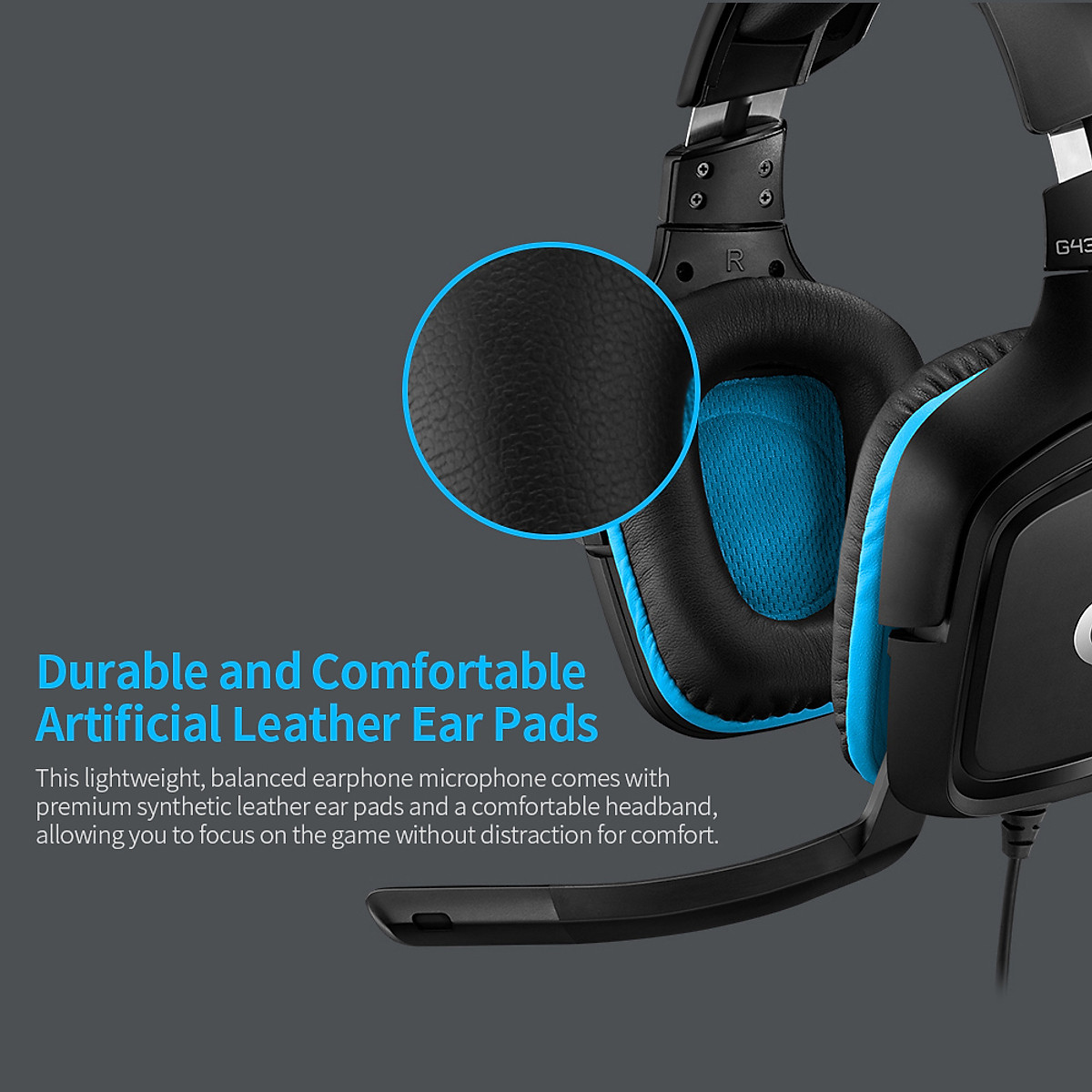 Tai Nghe Logitech Logitech G430 Dts Gaming Headset Tai Nghe Gaming