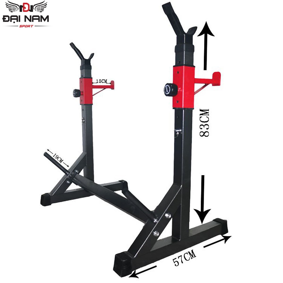Bộ Giá Đỡ Tạ Đa Năng Điều Chỉnh GD165 Đại Nam Sport Nhập Khẩu