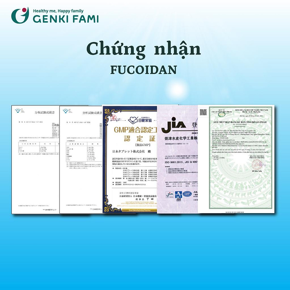 Fucoidan Genki Fami Nhật Bản, Tăng Cường Đề Kháng, Miễn Dịch, Hỗ Trợ Ngăn Ngừa Ung Bướu Hộp 150 viên