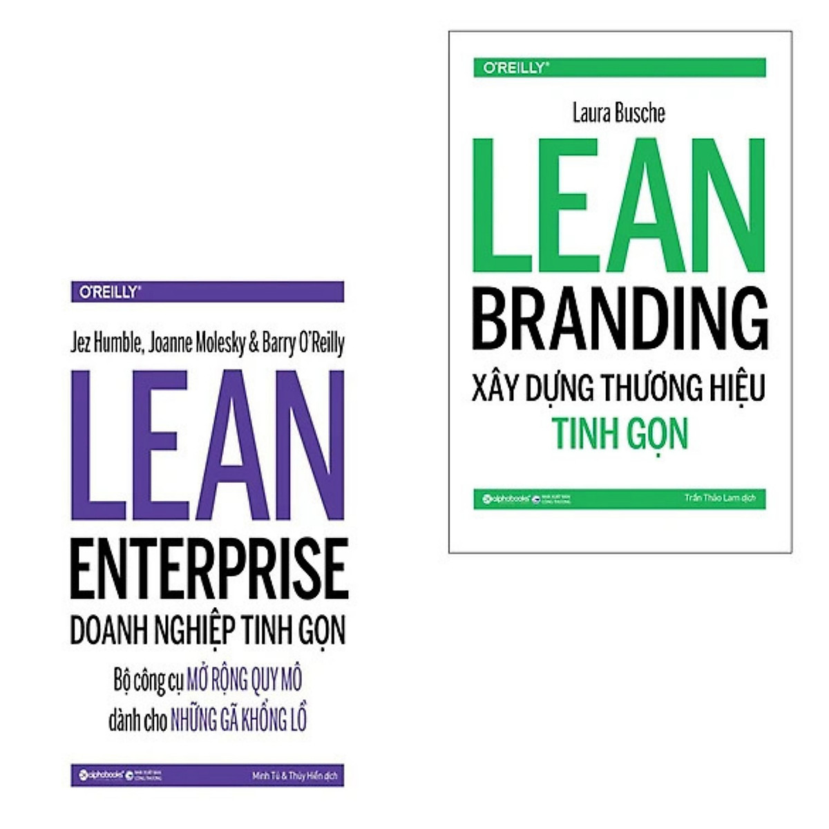 Combo 2Q: Lean Enterprise - Doanh Nghiệp Tinh Gọn + Lean Branding - Xây Dựng Thương Hiệu Tinh Gọn