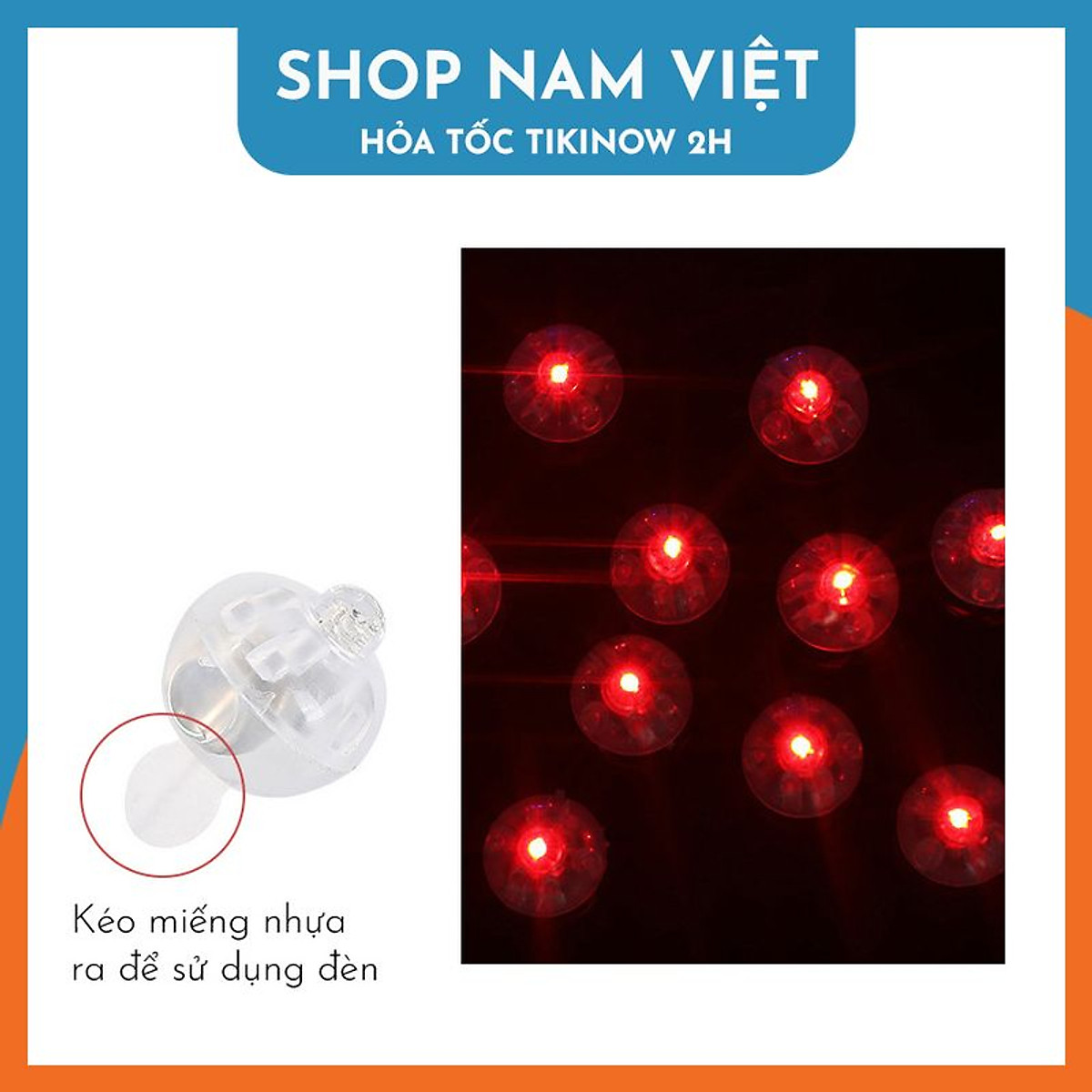 Set 10 Đèn LED Bi Mini Trang Trí Bong Bóng, Đồ Chơi, Quà Tặng Sáng Tạo
