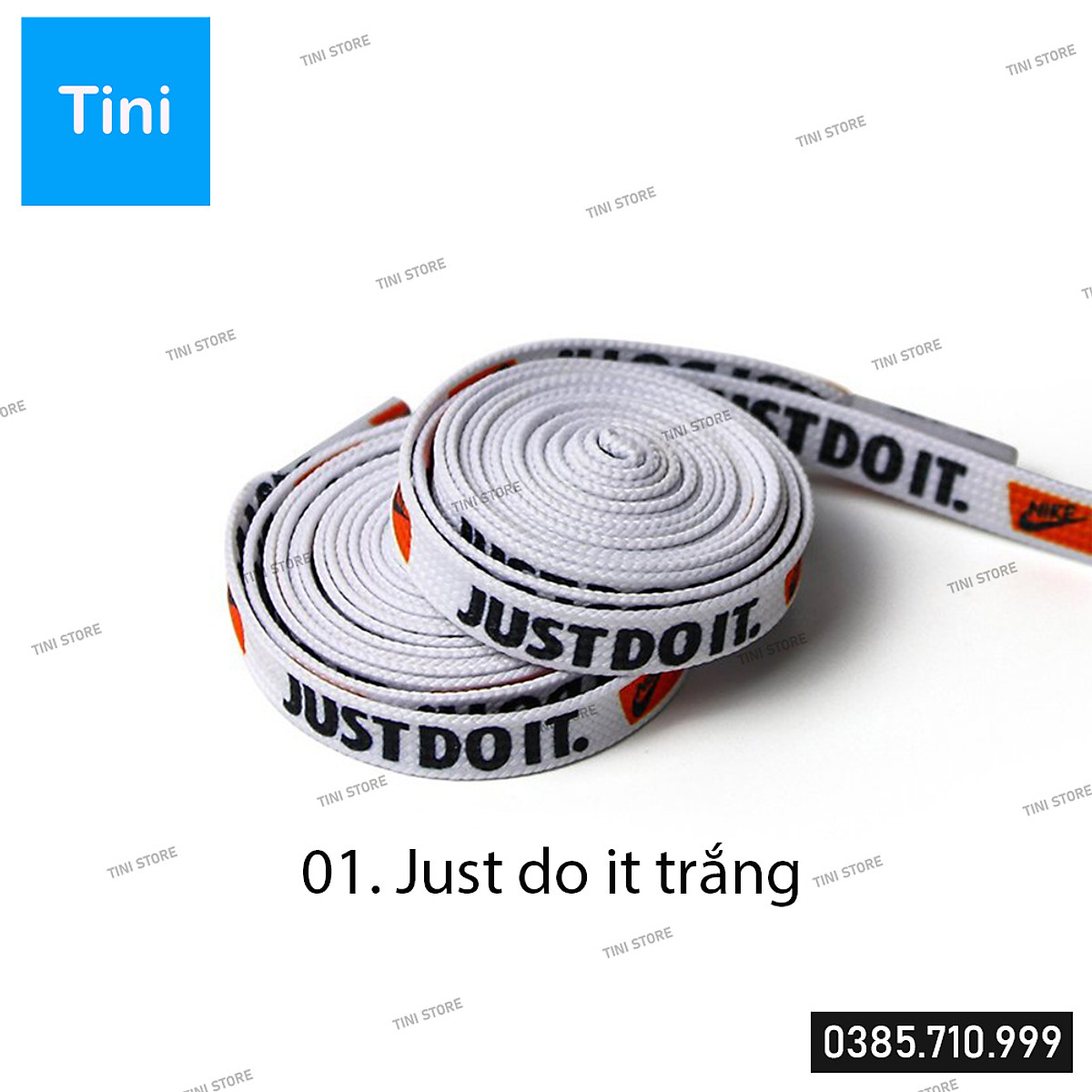 Bảng 6 màu- Dây giày Nike Just Do It cao cấp