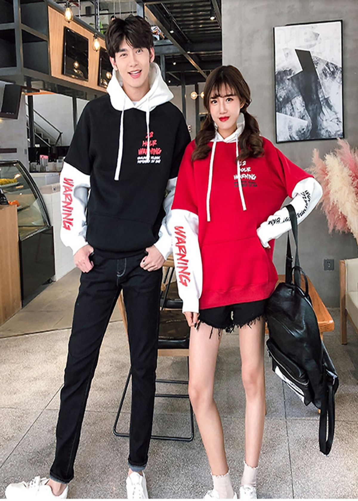 Áo hoodie cặp Unisex THD1 ( Hàng Loại 1 Cao Cấp)
