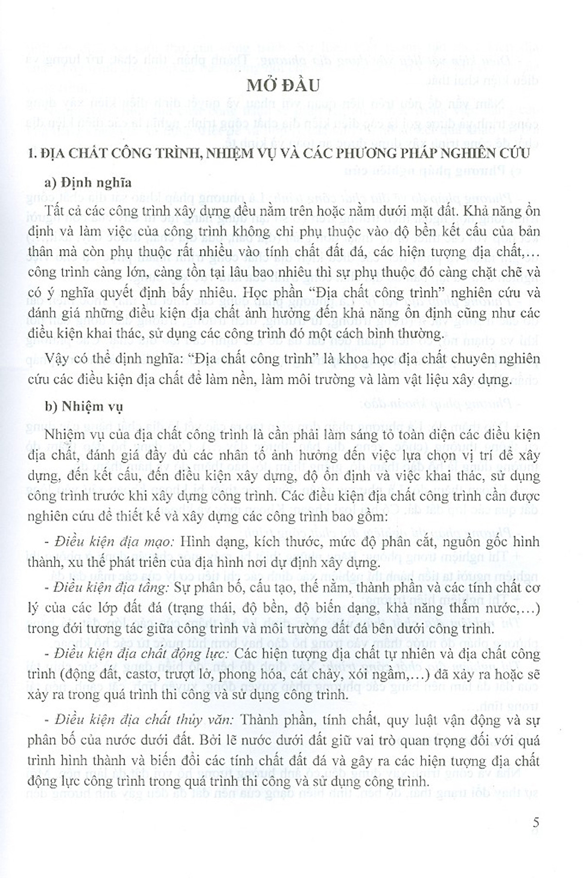 Giáo Trình Địa Chất Công Trình