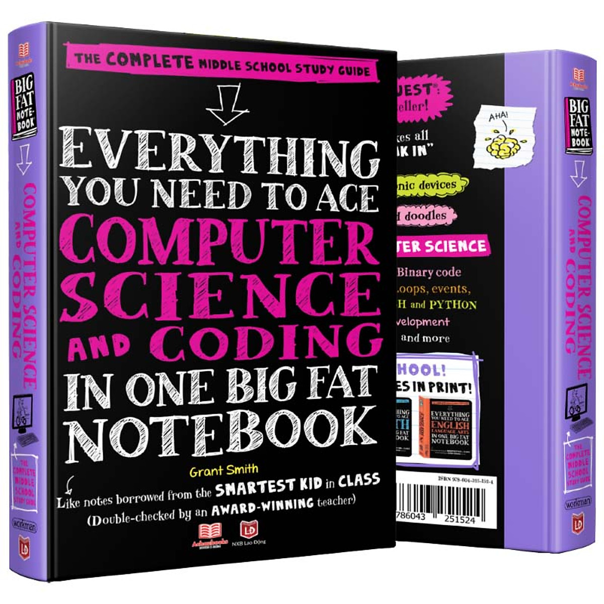 Sách Everything You Need To Ace Computer Science And Coding Big Fat Notebooks - Sổ Tay Khoa Học Máy Tính Và Mã Hóa ( Tiếng Anh, Lớp 8 - Lớp 12 ) - - Nâng Cao Kiến Thức Khoa Học Máy Tính Và Lập Trình - Á Châu Books, Bìa Cứng, In Màu