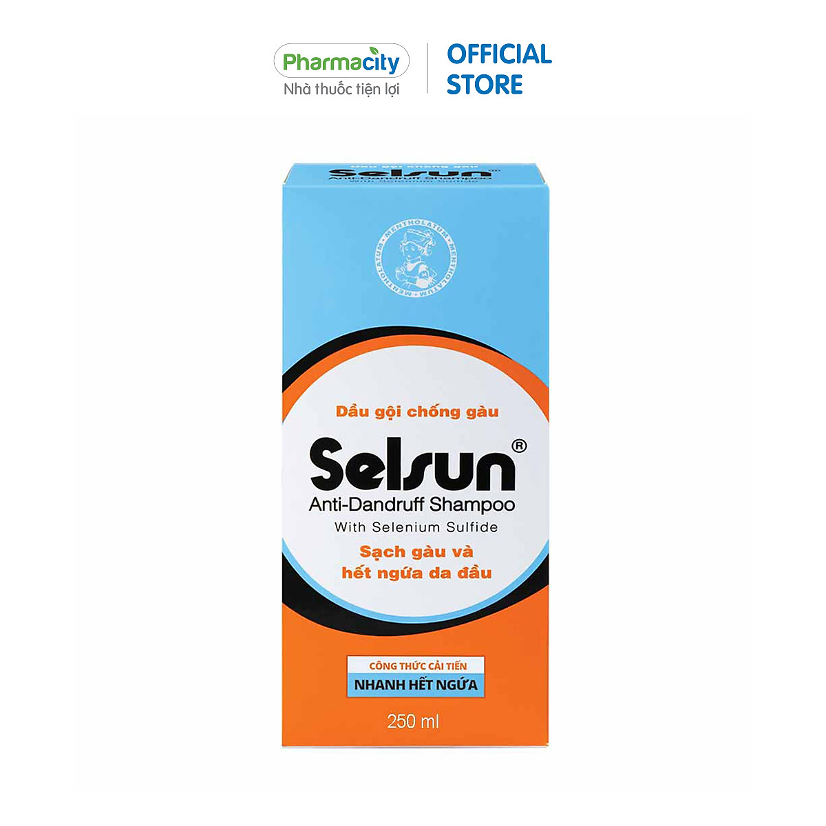 Dầu gội Selsun hỗ trợ giảm ngứa dành cho da đầu gàu 1% (250ml)