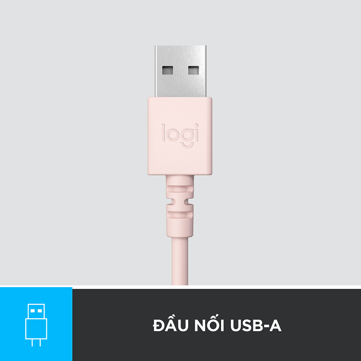 Tai nghe có dây Logitech H390 dành cho PC, Laptop, âm thanh nổi với Micrô khử tiếng ồn, USB-A, các nút điều khiển trên dây - Hàng chính hãng
