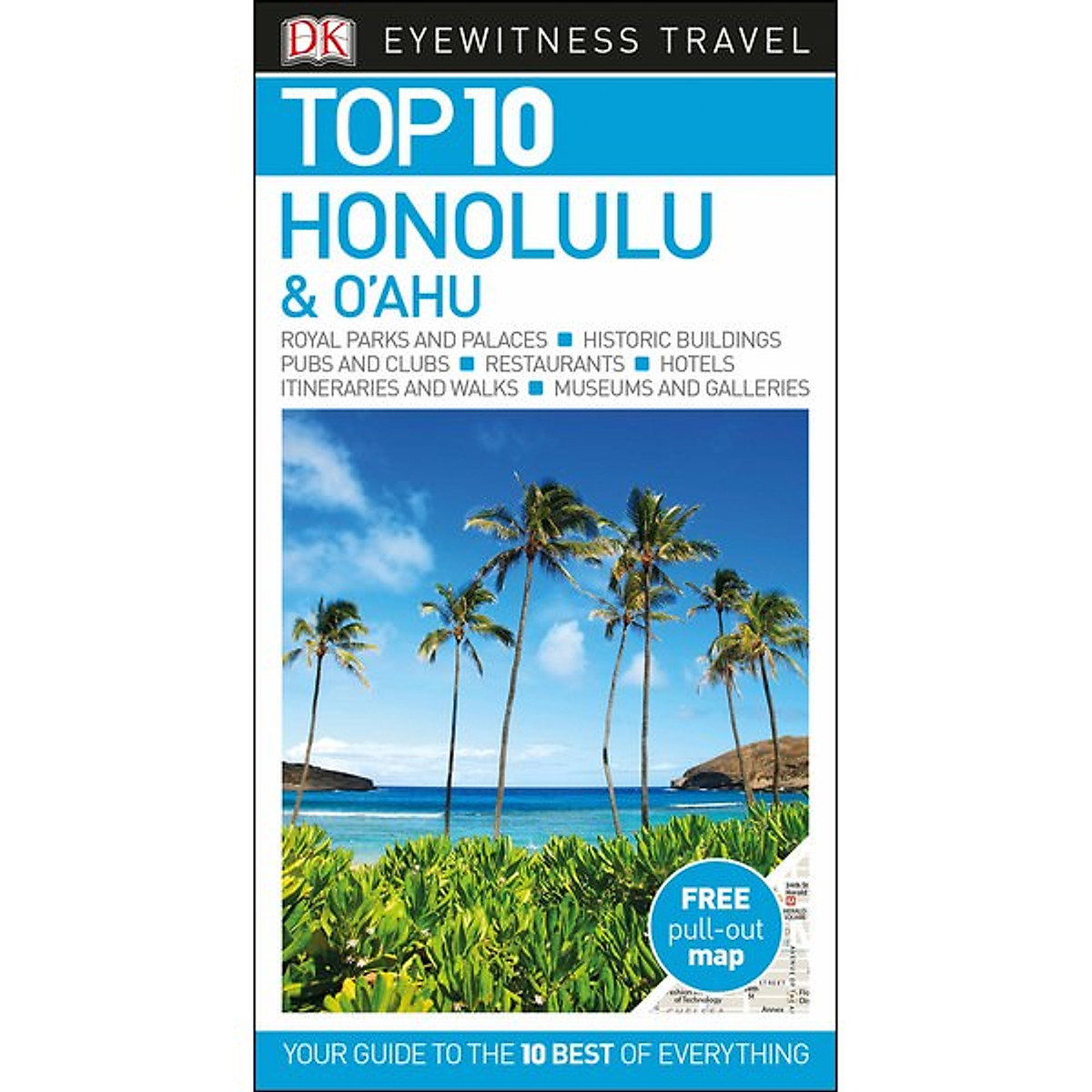 [Hàng thanh lý miễn đổi trả] DK Eyewitness Top 10 Honolulu and O’ahu