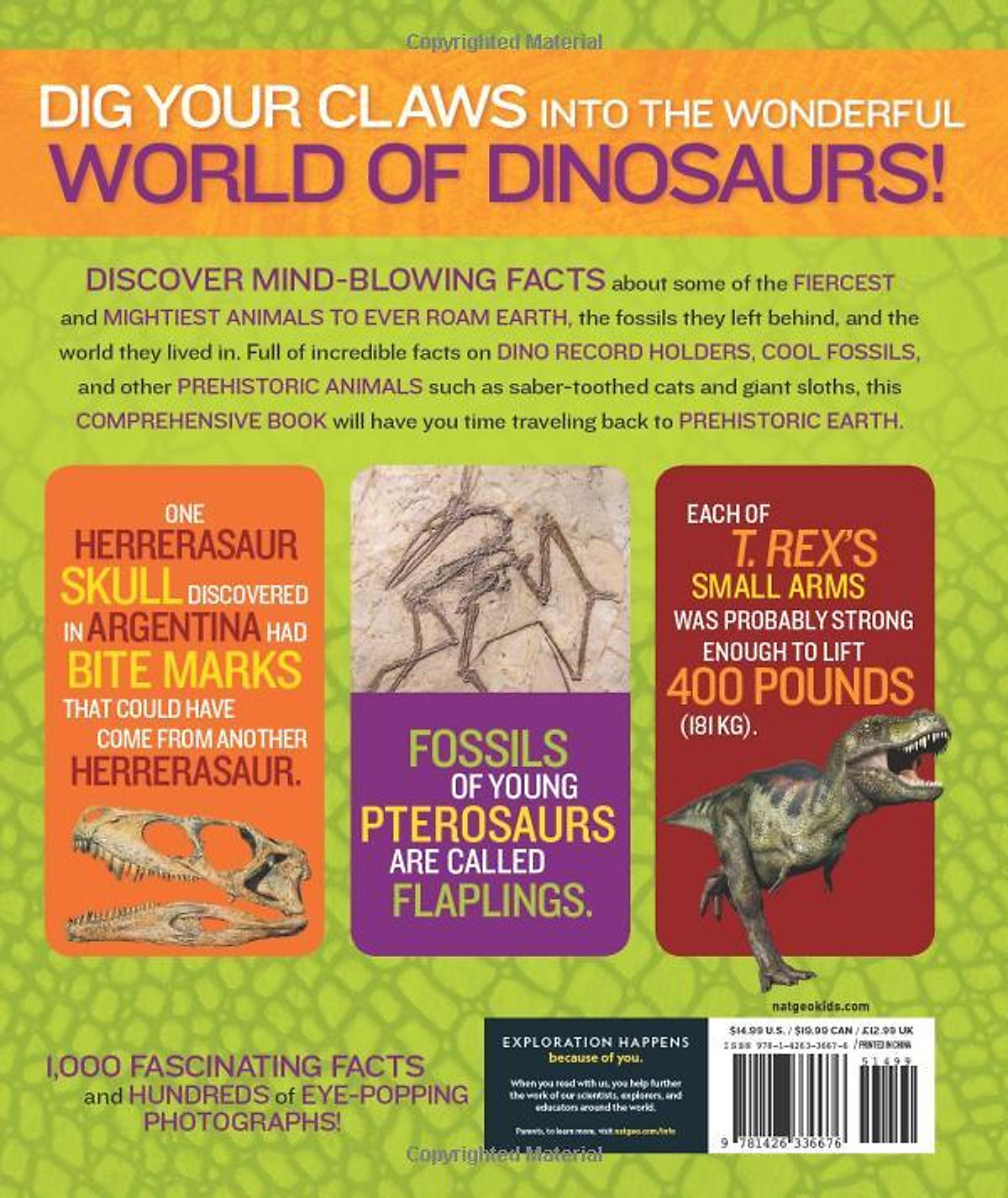 1,000 Facts About Dinosaurs, Fossils, And Prehistoric Life