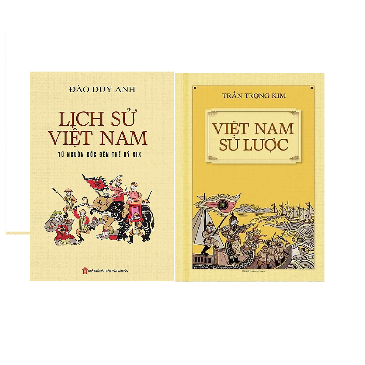 Combo Việt Nam Sử Lược (Bìa Mềm) + Lịch Sử Việt Nam Từ Nguồn Gốc Đến Thế Kỷ XIX (Bìa Mềm)