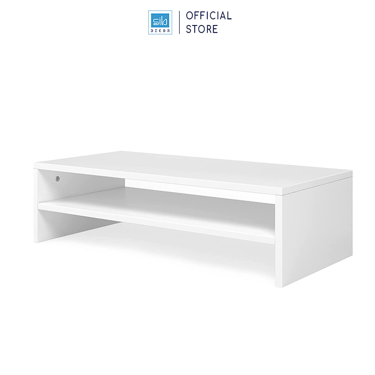 Kệ Gỗ Để Màn Hình Bàn Làm Việc 2 Tầng SIB Decor KDB03