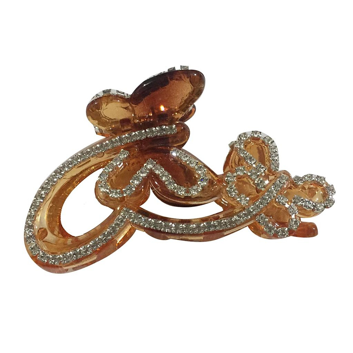 Mua Rhinestone Butterfly Large Hair Claw Clip Hair Accessories for Women Black - Brown tại Magideal2 Mua Rhinestone Butterfly Large Hair Claw Clip Hair Accessories for Women Black - Brown tại Magideal2