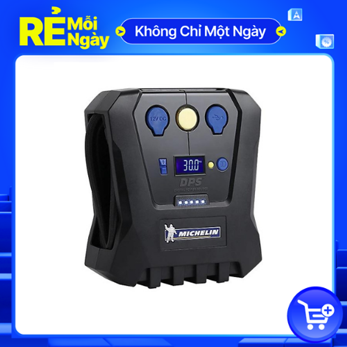 Máy Bơm Ô tô, Xe hơi Đa Năng Michelin 12266 - Hàng Chính Hãng