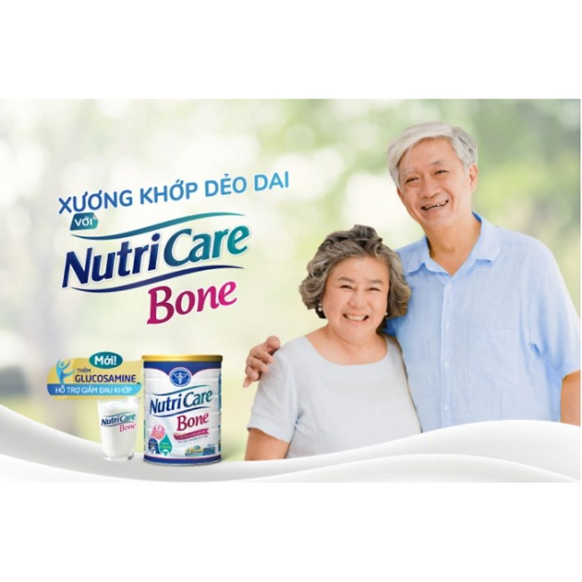 Sữa bột Nutricare Bone Mới phòng loãng xương cải thiện xương khớp (400g, 900g)