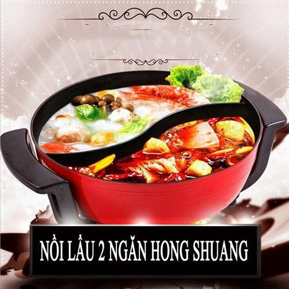 Nồi lẩu điện, nồi lẩu 2 ngăn đa năng - Nồi các loại