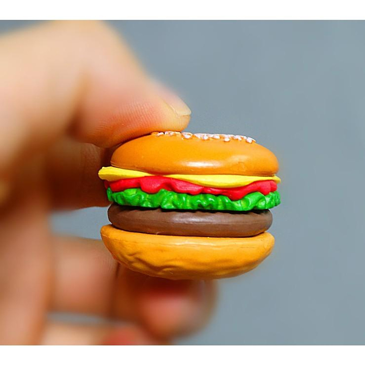 KHO-HN * Mô hình Hamburger size 3 x 3.5cm cho các bạn làm móc