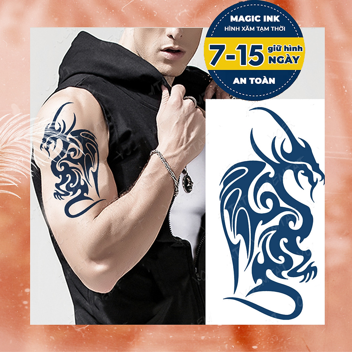 168 Hình Xăm Dán Tattoo Tha Thu Hoạt Hình Khinh Khí Cầu Pin Hoa Cá Cho Bé   Legaxi