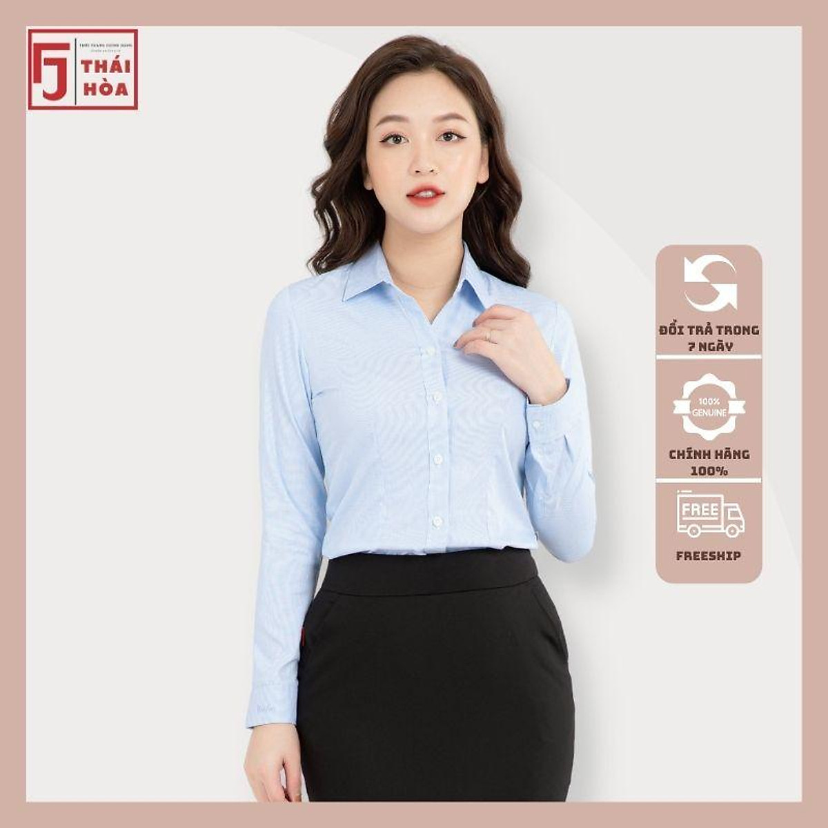 Áo Sơ Mi Nữ Dài Tay Xanh Lá  Thời Trang Công Sở Coloury Fashion