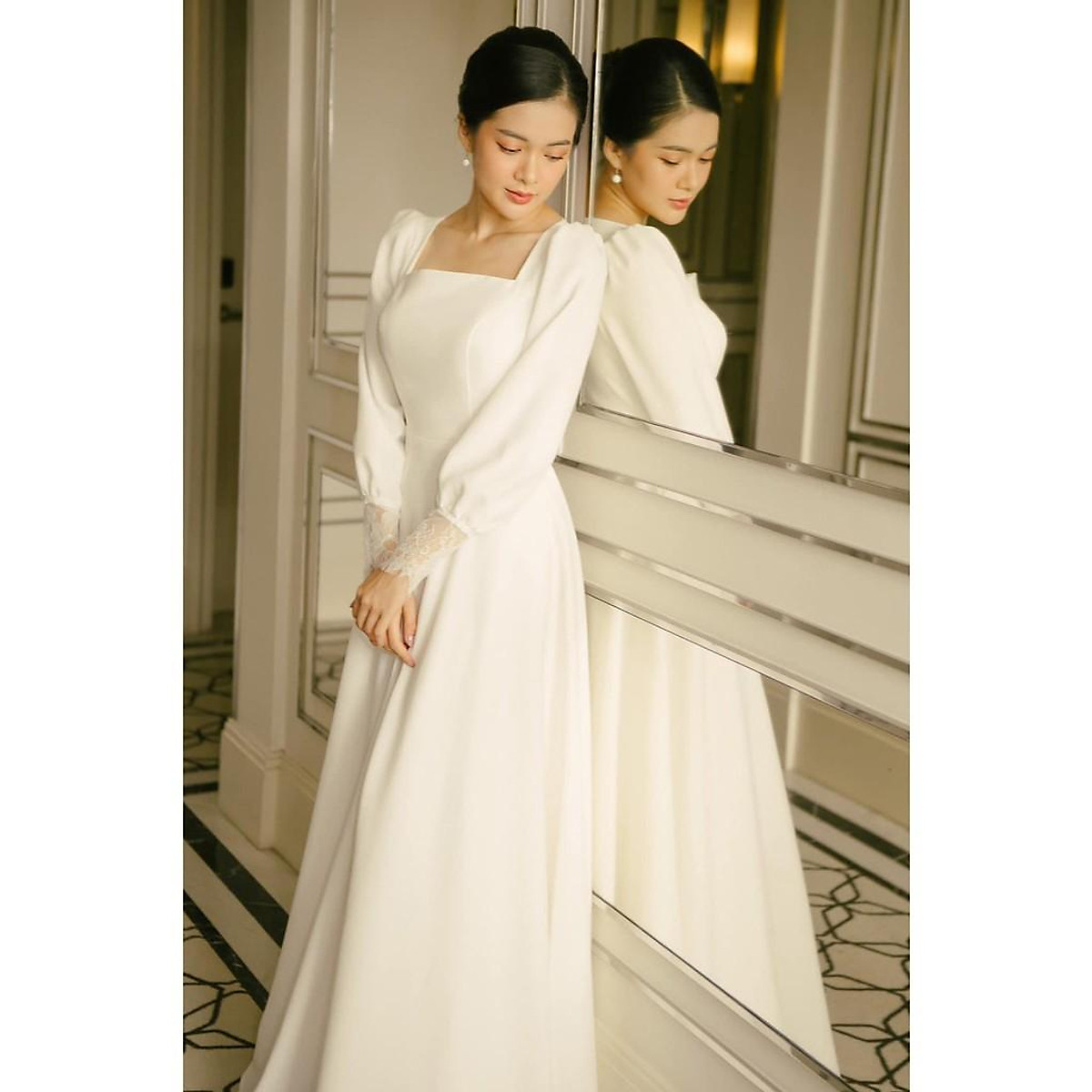 Đầm maxi thiết kế sang trọng cao cấp