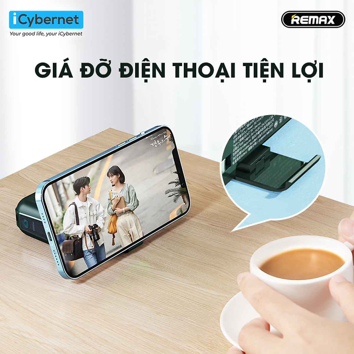 Sạc dự phòng all-in-one dung lượng 10000mAh Remax RPP-145 sạc nhanh 18W tích hợp sạc không dây 10W - Hàng chính hãng
