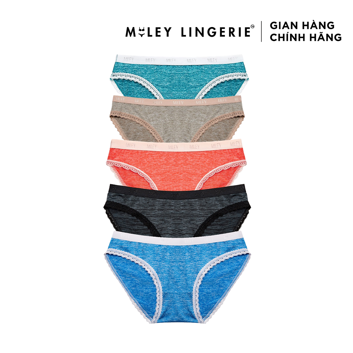 Combo 5 Quần Lót Nữ Sớ Gỗ Miley Lingerie FWS
